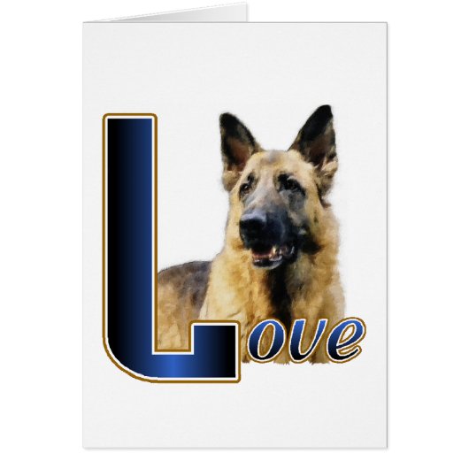 German Shepherd Gifts Cards (Front)