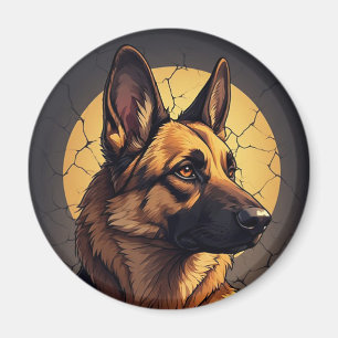 🦴 German Shepherd Gifts For Pet Lovers 🦴 Magnet