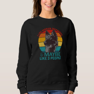 German Shepherd Gifts Retro Sunset Dog Lover Gifts Sweatshirt