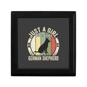 German Shepherd Girl Dog Lover Design (2)_1 Gift Box