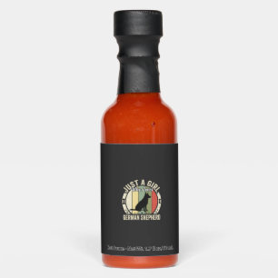 German Shepherd Girl Dog Lover Design (2)_1 Hot Sauces