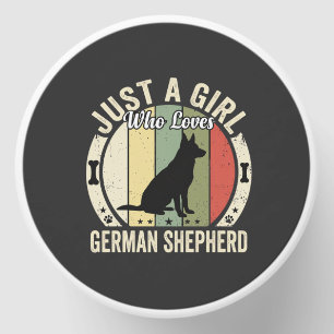 German Shepherd Girl Dog Lover Design (2)_1 Mini Candle Favors