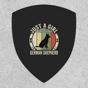German Shepherd Girl Dog Lover Design (2)_1 Patch