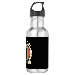 German Shepherd Girl Dog Lover Design (2)_1 Stainless Steel Water Bottle