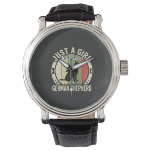 German Shepherd Girl Dog Lover Design (2)_1 Watch