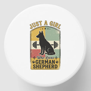 German Shepherd Girl Vintage Dog Lover Shirt Desig Mini Candle Favors