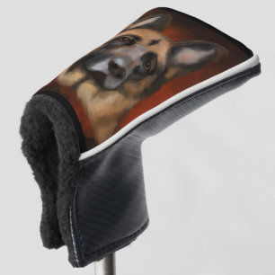 GERMAN SHEPHERD GOLF HEAD COVER