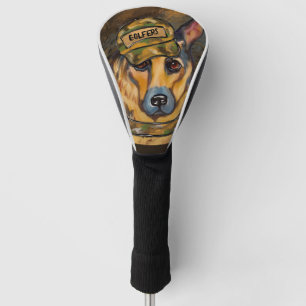 German Shepherd Golf Head Cover