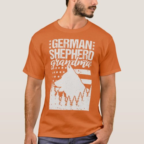 German Shepherd Grandma 1 T_Shirt