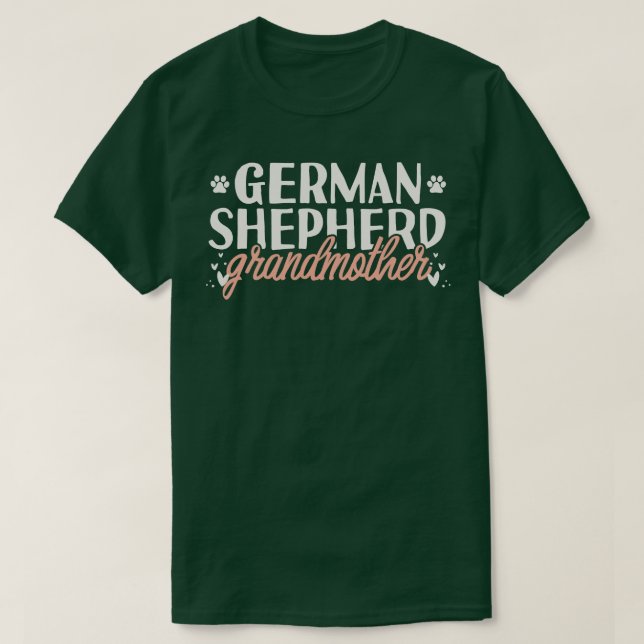 German Shepherd Grandmother Gift T-Shirt (Design Front)