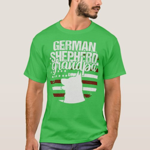 German Shepherd Grandpa T_Shirt