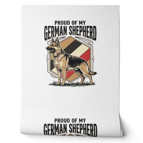 German Shepherd Graphic Vintage Engraving Dog Love Wallpaper