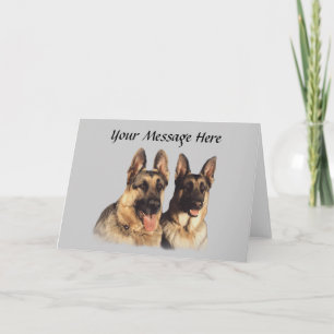 German Shepherd Greeting Card