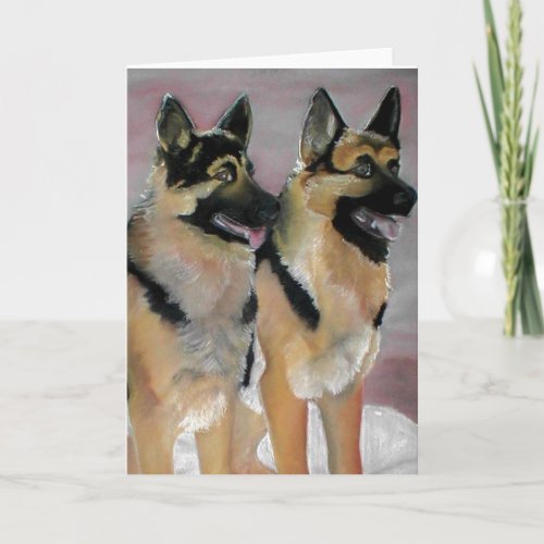 German Shepherd Greeting Card