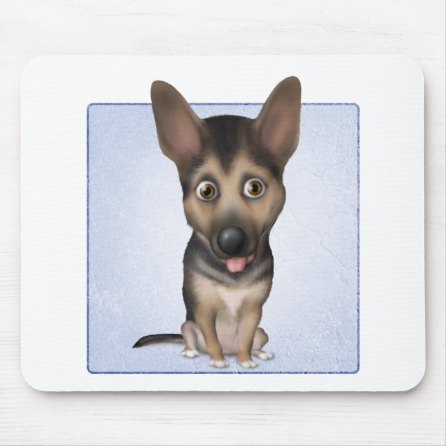 German Shepherd GS1 Mouse Pad (Front)