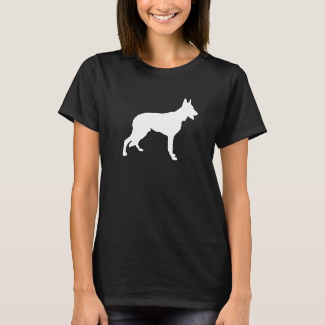 German Shepherd GSD Dog  Mom Dad Pet Cute  Puppy T-Shirt (Front)