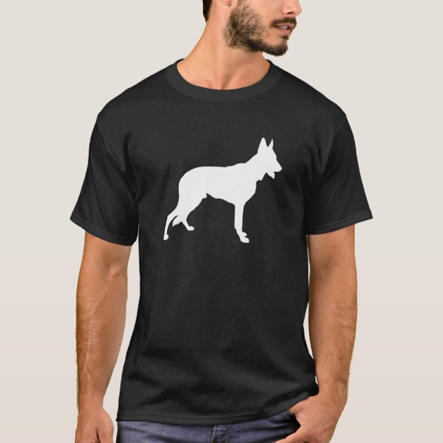 German Shepherd GSD Dog  Mom Dad Pet Cute  Puppy T-Shirt (Front)