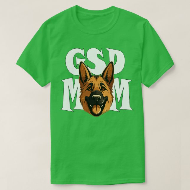 German Shepherd GSD Mom Cute Dog Mothers Day Women T-Shirt (Design Front)
