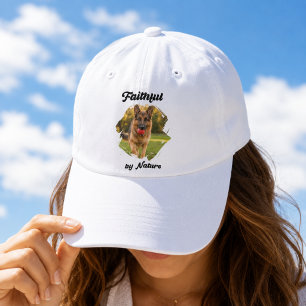 German Shepherd GSD Photo Faithful by Nature Hat