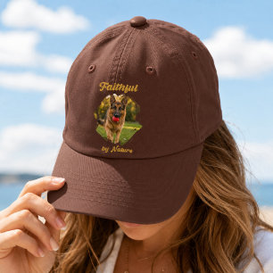 German Shepherd GSD Photo Faithful by Nature Hat