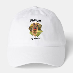 German Shepherd GSD Photo Faithful by Nature Hat