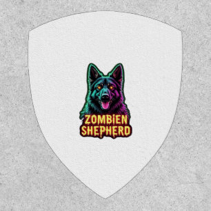 German Shepherd GSD Shep Zombie Dog Halloween Esse Patch