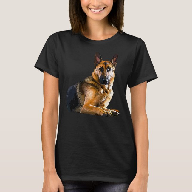 German Shepherd Gsd So Stylish! T-Shirt (Front)
