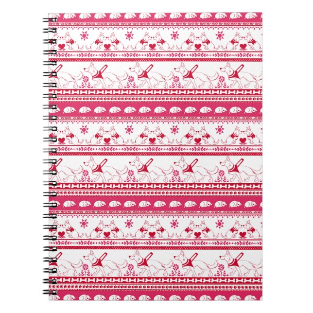 German Shepherd Guide Dog Tale Plain Notebook (Front)