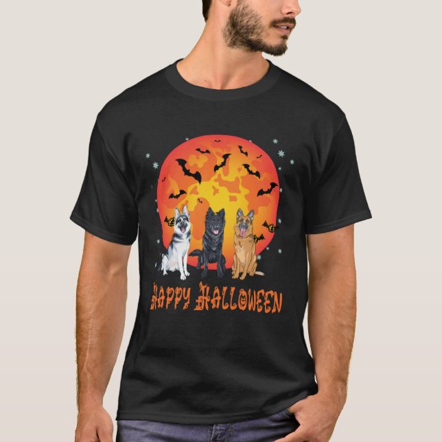 German Shepherd Halloween costume for Men Women Ki T-Shirt (Front)