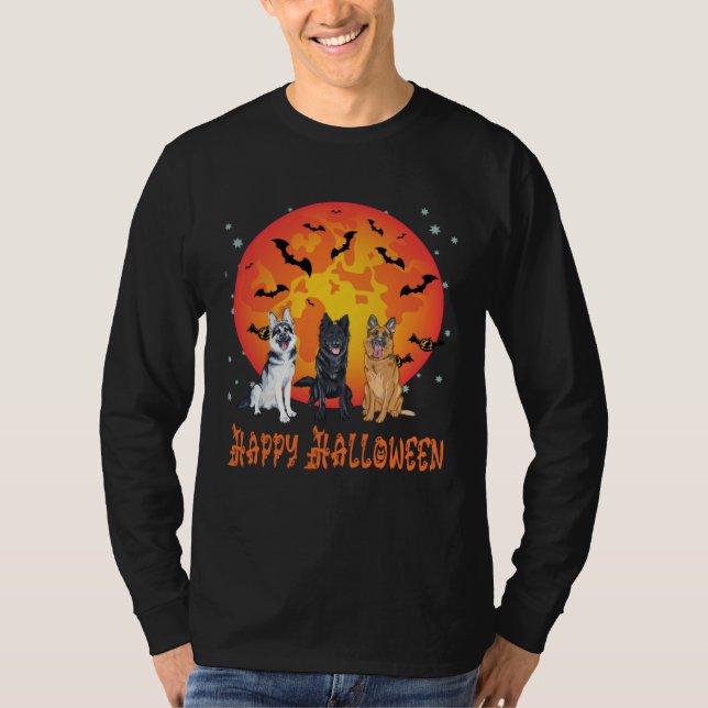 German Shepherd Halloween costume for Men Women Ki T-Shirt (Front)