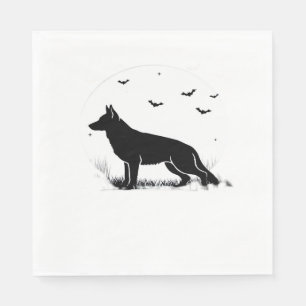 German Shepherd Halloween Costume My German Sheph Napkins