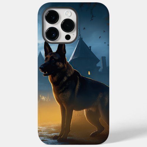 German Shepherd Halloween Scary Case_Mate iPhone 14 Pro Max Case