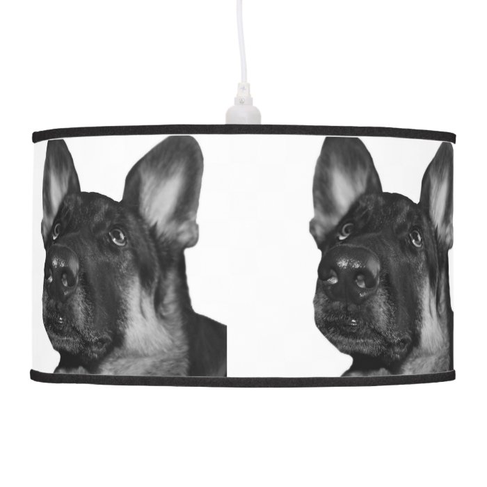 German Shepherd Hanging Pendant Lamp