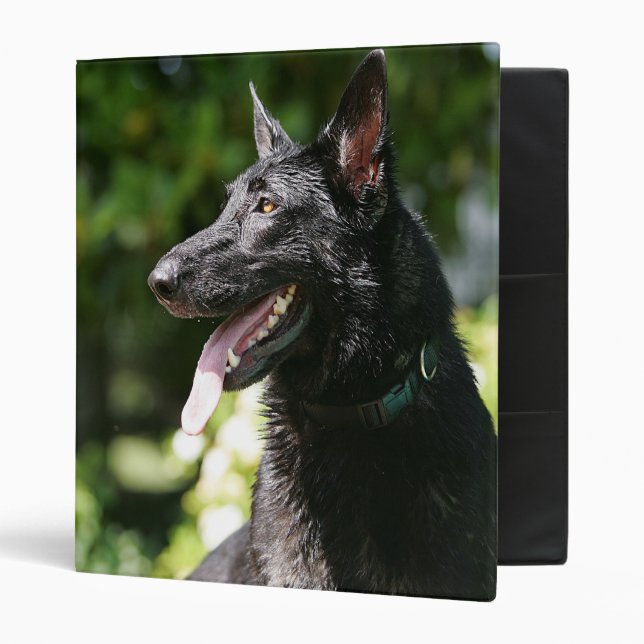 German Shepherd Headshot 2 Binder (Front/Inside)