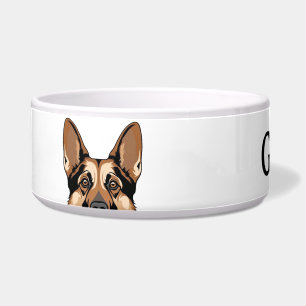 German Shepherd Hello Handsome Bowl
