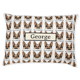 German Shepherd Hello Handsome Pet Bed
