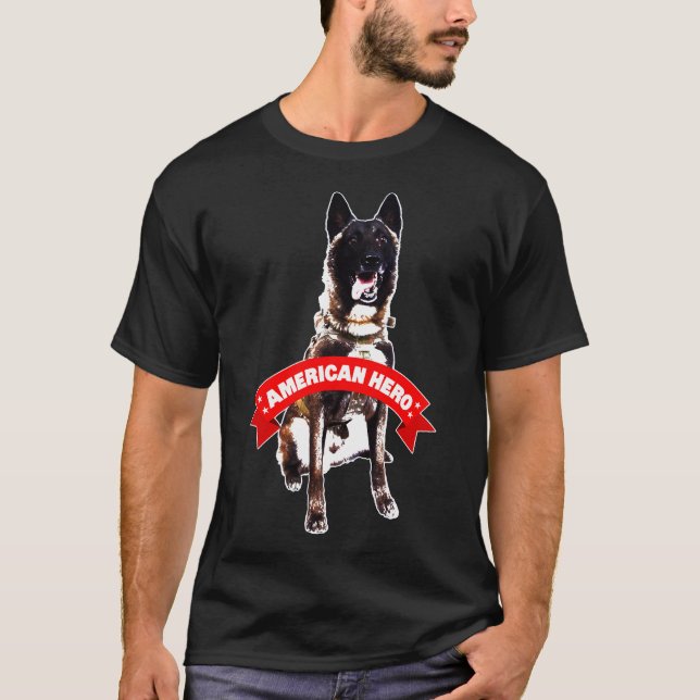 German Shepherd Hero Dog Conan The Military Suppor T-Shirt (Front)
