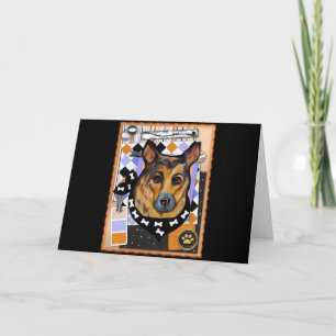GERMAN SHEPHERD HOLIDAY CARD