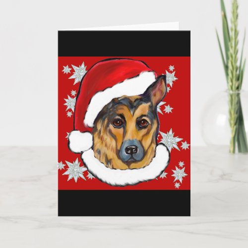 GERMAN SHEPHERD HOLIDAY CARD