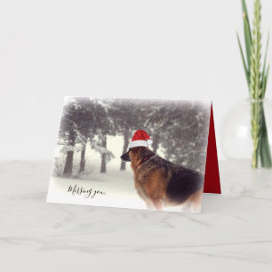 German Shepherd Holiday Greeting