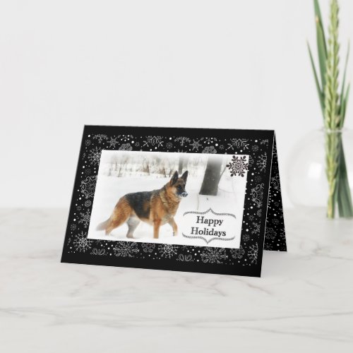 German Shepherd Holiday Greeting