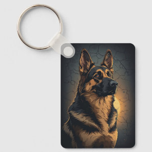 🦴 German Shepherd Home Decor For Dog Fans 🦴 Keychain