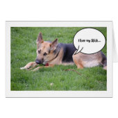 German Shepherd Humor (Front Horizontal)