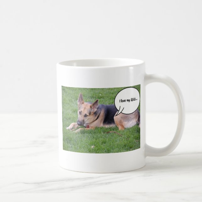 German Shepherd Humor Coffee Mug (Right)