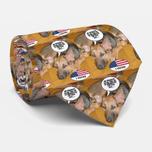 German Shepherd Humor Neck Tie