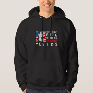 German Shepherd   I Dont Always Bite The Bad Guy Hoodie