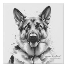 German Shepherd Illustration