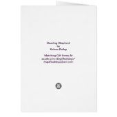 German Shepherd in Bright Colors Cards (Back)