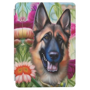 German Shepherd In The Garden  Ipad Air Cover by minx267 at Zazzle