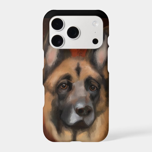 GERMAN SHEPHERD    IPHONE CASE (Back)